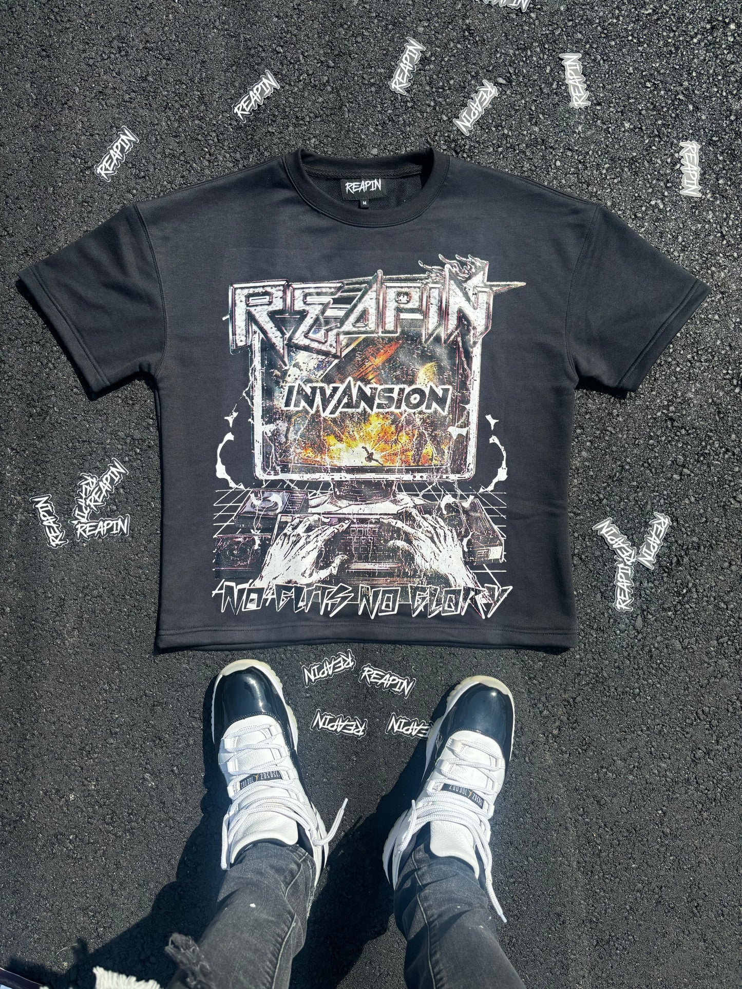 “TYPO” boxy tee