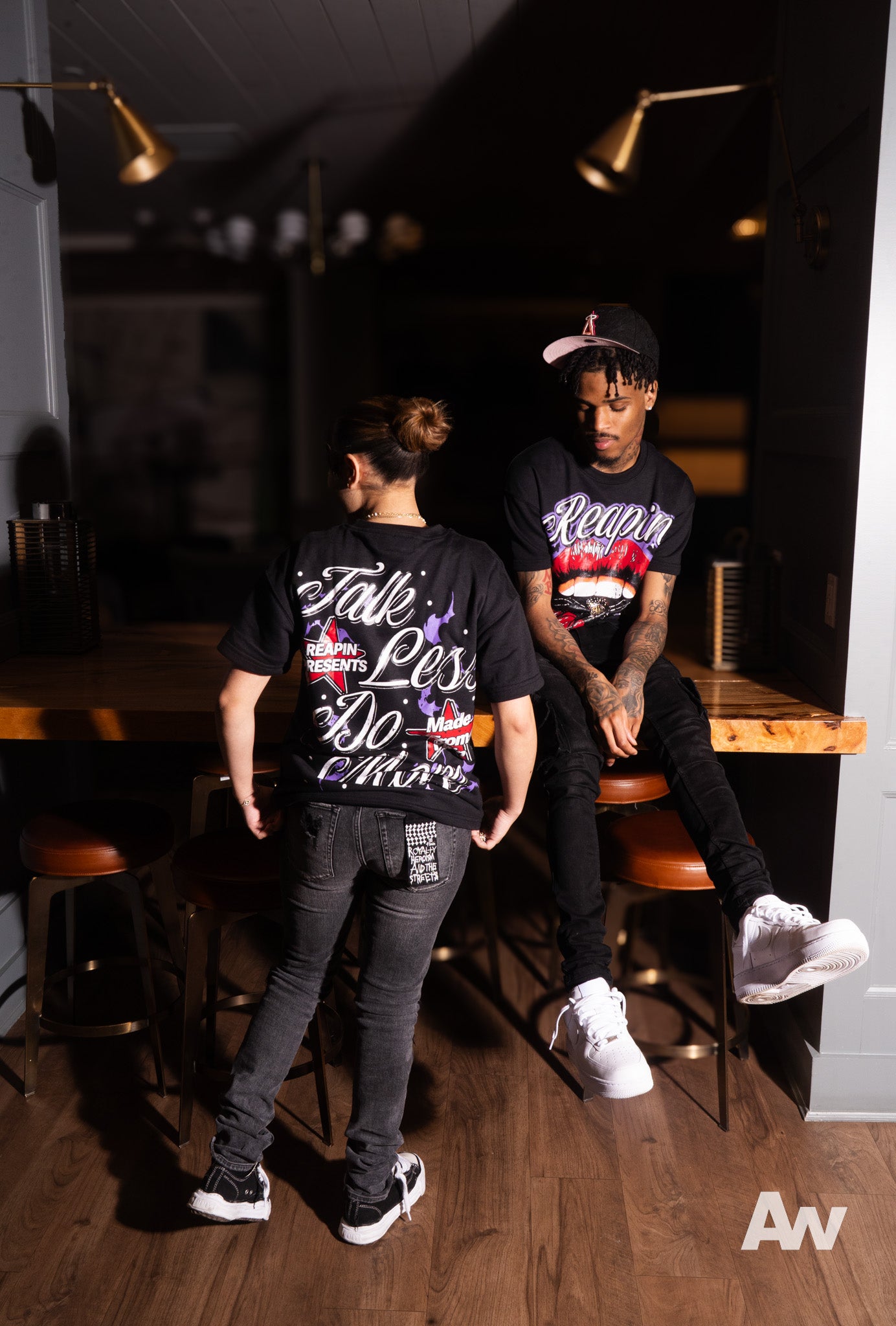 “Talk Less Do More” boxy tee