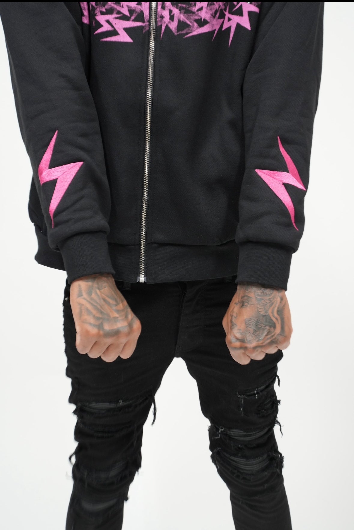 Bubble gum zip up